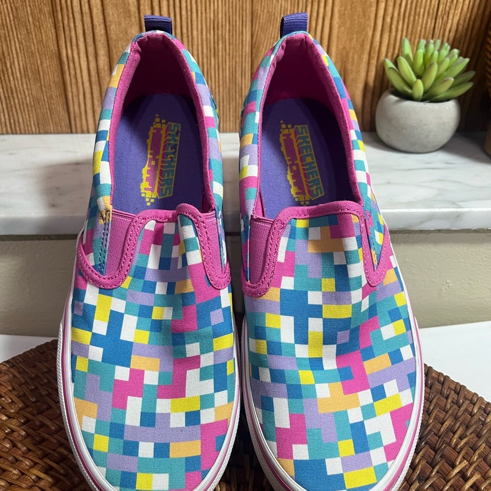 Skechers Unisex Mega-Craft Colorful Slip-On Shoes Mens 5 Womens 7.5